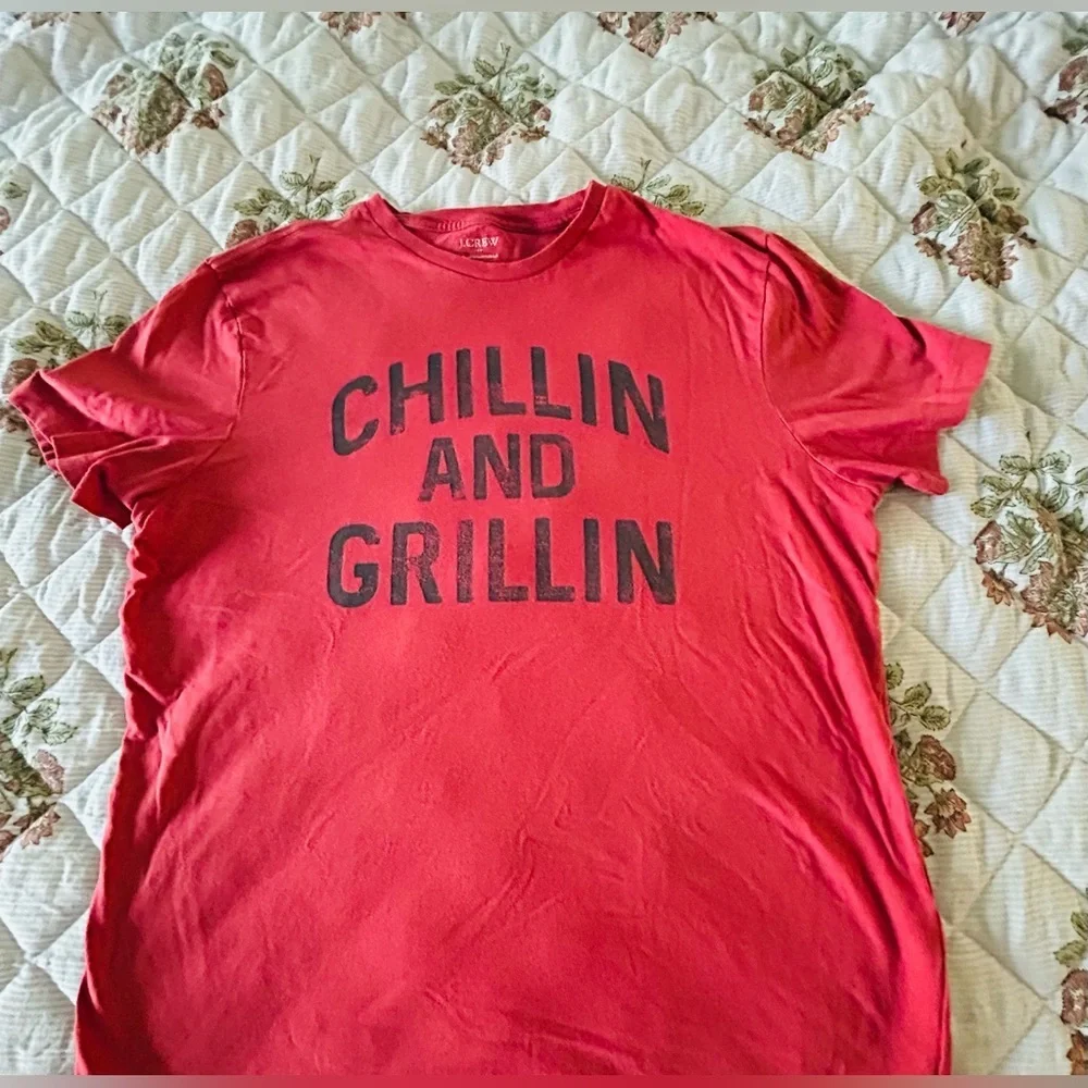 J. Crew distressed red